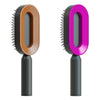 Self Cleaning Hair Brush For Women One-key Cleaning Hair Loss Airbag Massage Scalp Comb Anti-Static Hairbrush - DE ZEN