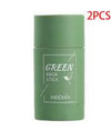 Cleansing Green Tea Mask Clay Stick Oil Control Anti-Acne Whitening Seaweed Mask Skin Care - DE ZEN