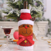Weihnachtsdekorationen Weihnachtsweinflaschensocken