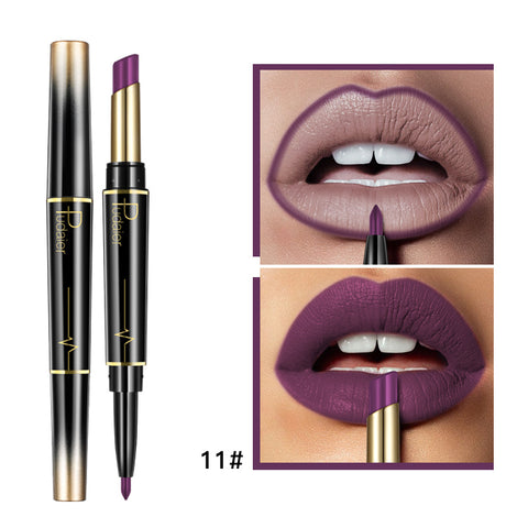 Double Lipstick Lip Liner | Dual-Ended Lip Liner & Lipstick for Defined Lips & Bold Color