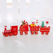 Weihnachtszug-Dekorationen aus Holz | Festliche Weihnachtszug-Dekoration und handgefertigte Holzornamente