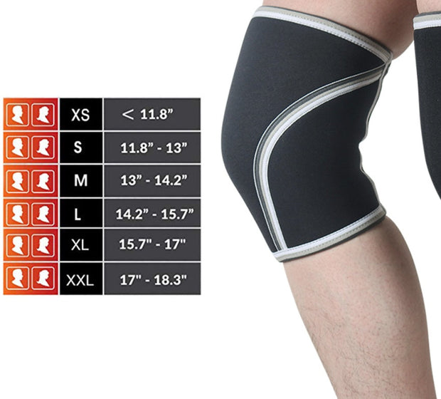 7mm Thick Compression Leg Sleeve Knee Pads