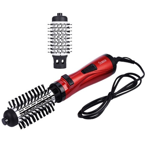 Professional Hair Dryer & Rotary Brush | 2-in-1 Multifunction Hair Curler & Curling Iron Wand Styling Tool