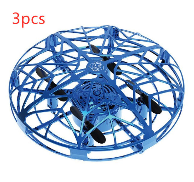 Flying UFO Mini Drone - Infrared Induction RC Helicopter Toy for Kids