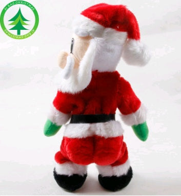 Weihnachtsdekorationen Elektrische Santa Spielzeug Kreative Twist Musik Santa Claus Puppen