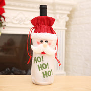 Weihnachtsdekorationen Weihnachtsweinflaschensocken