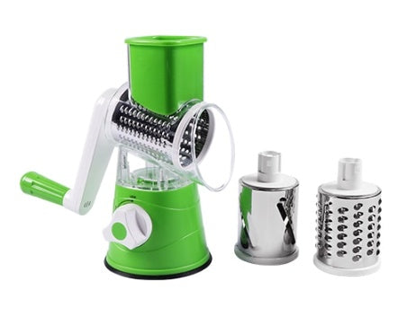 Hand Drum Rotary Grater | Manual Vegetable & Cheese Grater for Effortless Shredding and Slicing