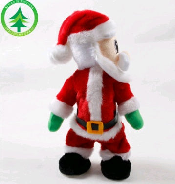 Weihnachtsdekorationen Elektrische Santa Spielzeug Kreative Twist Musik Santa Claus Puppen
