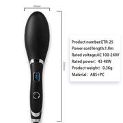 Hair Straightener Comb | Electric Brush Comb for Effortless Styling & Auto Hair Straightening Iron