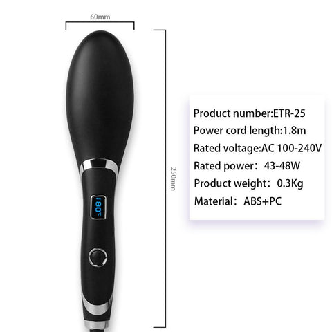 Hair Straightener Comb | Electric Brush Comb for Effortless Styling & Auto Hair Straightening Iron
