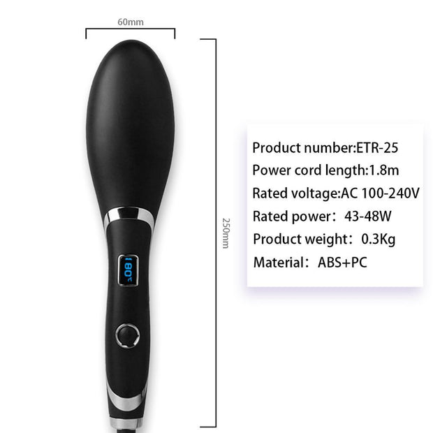 Hair Straightener Comb | Electric Brush Comb for Effortless Styling & Auto Hair Straightening Iron
