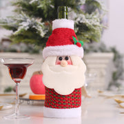 Weihnachtsdekorationen Weihnachtsweinflaschensocken