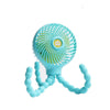 Octopus Deformed Folding Fan New USB Charging Mini Handheld Stroller Bed Small Fan Portable - DE ZEN