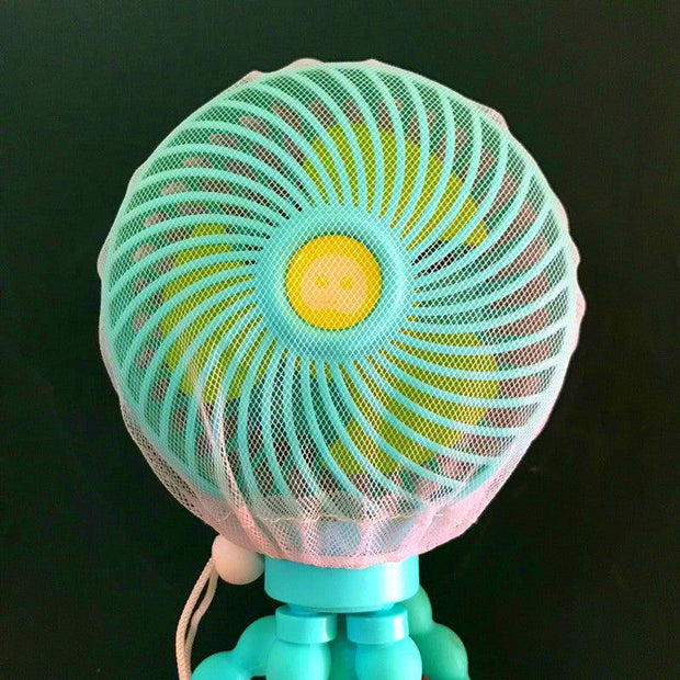 Octopus Deformed Folding Fan