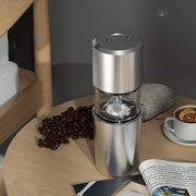 Portable Coffee Machine & One-person Household Hand-made Coffee Bean Grinder – Compact, Durable, and Easy to Use
