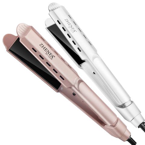 Curling Irons for Wet & Dry Hair | Straight to Curling Styling Tool for Effortless Curls and Waves
