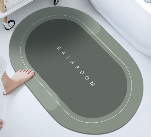 Bathroom Absorbent & Quick-Drying Floor Mat | Soft, High-Absorption Bathroom Rug for Fast Drying & Comfort