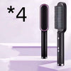 New 2 In 1 Hair Straightener Hot Comb Negative Ion Curling Tong Dual-purpose Electric Hair Brush - DE ZEN