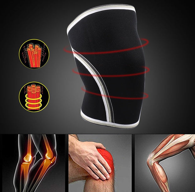 7mm Thick Compression Leg Sleeve Knee Pads
