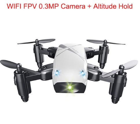 Micro Foldable RC Drone - Mini Quadcopter with Camera,WiFi App Control