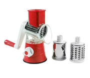 Hand Drum Rotary Grater | Manual Vegetable & Cheese Grater for Effortless Shredding and Slicing