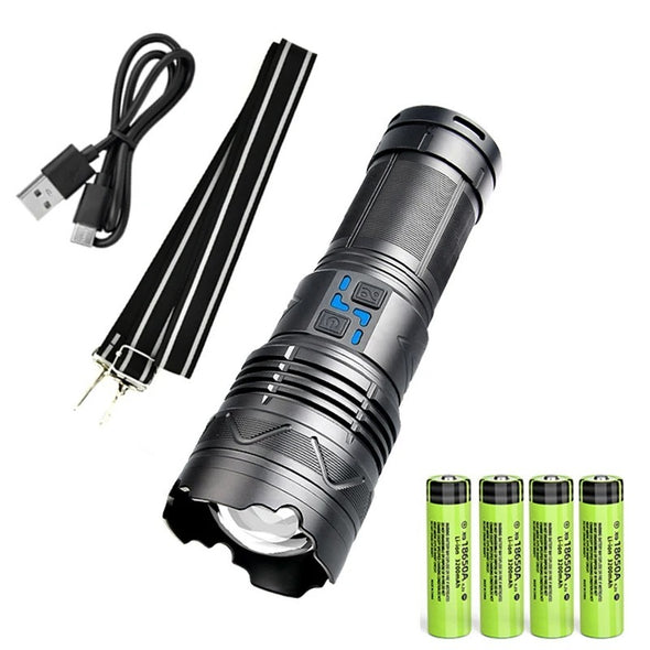 White Laser High-power Flashlight Outdoor