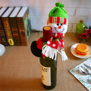 Weihnachtsdekorationen Weihnachtsweinflaschensocken