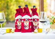 Weihnachtsdekorationen Weihnachtsweinflaschensocken