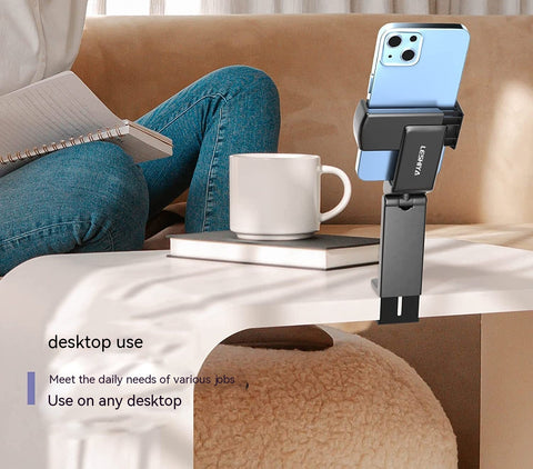 Multifunctional Lazy Phone Holder | Foldable & Rotating Stand for Business Trips, Travel, Office, & Binge-Watching