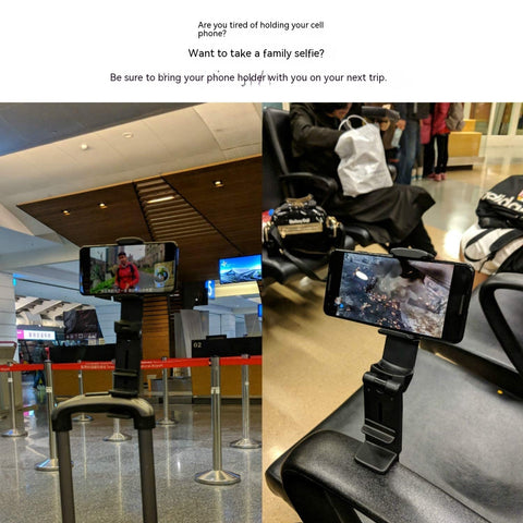 Multifunctional Lazy Phone Holder | Foldable & Rotating Stand for Business Trips, Travel, Office, & Binge-Watching