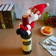 Weihnachtsdekorationen Weihnachtsweinflaschensocken