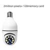 WiFi CAMERA 1080P Bulb 4X Zoom Camera E27 Home 5GWiFi Alarm Monitor - DE ZEN