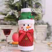 Weihnachtsdekorationen Weihnachtsweinflaschensocken