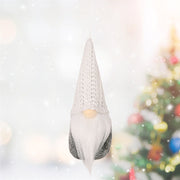 Weihnachtsdekorationen aus Strickanhängern | Festliche Weihnachtsdekorationen für Baum und Heimdekoration