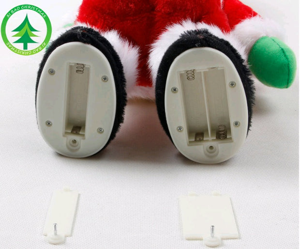 Weihnachtsdekorationen Elektrische Santa Spielzeug Kreative Twist Musik Santa Claus Puppen