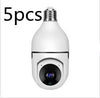 WiFi CAMERA 1080P Bulb 4X Zoom Camera E27 Home 5GWiFi Alarm Monitor - DE ZEN