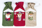 Weihnachtsdekorationen Weihnachtsweinflaschensocken