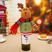 Weihnachtsdekorationen Weihnachtsweinflaschensocken