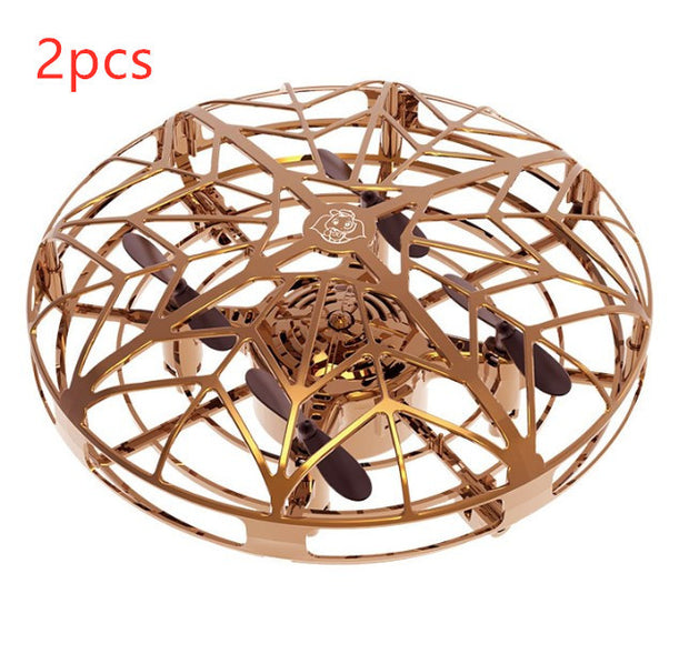 Flying UFO Mini Drone - Infrared Induction RC Helicopter Toy for Kids