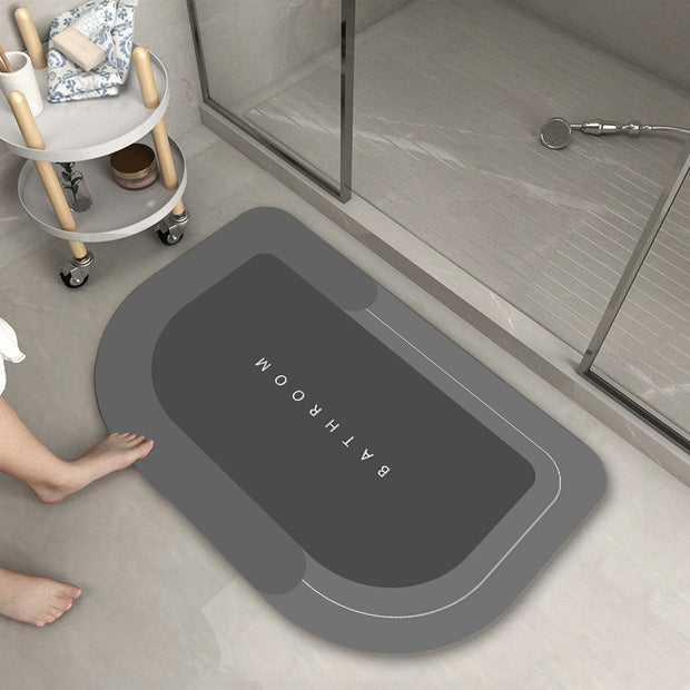 Bathroom Absorbent & Quick-Drying Floor Mat | Soft, High-Absorption Bathroom Rug for Fast Drying & Comfort