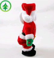 Weihnachtsdekorationen Elektrische Santa Spielzeug Kreative Twist Musik Santa Claus Puppen