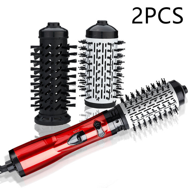 Professional Hair Dryer & Rotary Brush | 2-in-1 Multifunction Hair Curler & Curling Iron Wand Styling Tool