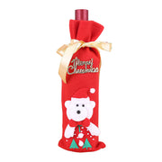 Weihnachtsdekorationen Weihnachtsweinflaschensocken