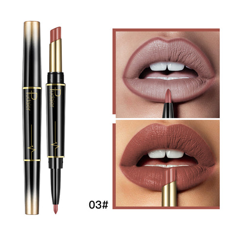 Double Lipstick Lip Liner | Dual-Ended Lip Liner & Lipstick for Defined Lips & Bold Color