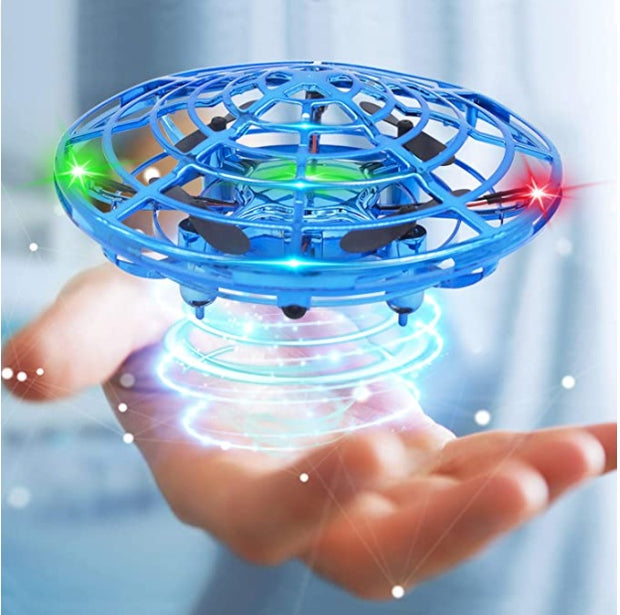 Flying UFO Mini Drone - Infrared Induction RC Helicopter Toy for Kids
