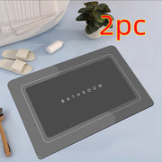 Bathroom Absorbent & Quick-Drying Floor Mat | Soft, High-Absorption Bathroom Rug for Fast Drying & Comfort