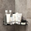 Bathroom Shelf Corner Frame Shower Wrought Iron Kitchen Accessories Storage Rack Holder Bathroom Shelves Bathroom Equipment - DE ZEN