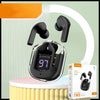 New Mini Transparent Wireless Bluetooth Headset Digital Display ENC Noise Reduction True Wireless Sports Music - DE ZEN