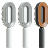 Self Cleaning Hair Brush For Women One-key Cleaning Hair Loss Airbag Massage Scalp Comb Anti-Static Hairbrush - DE ZEN