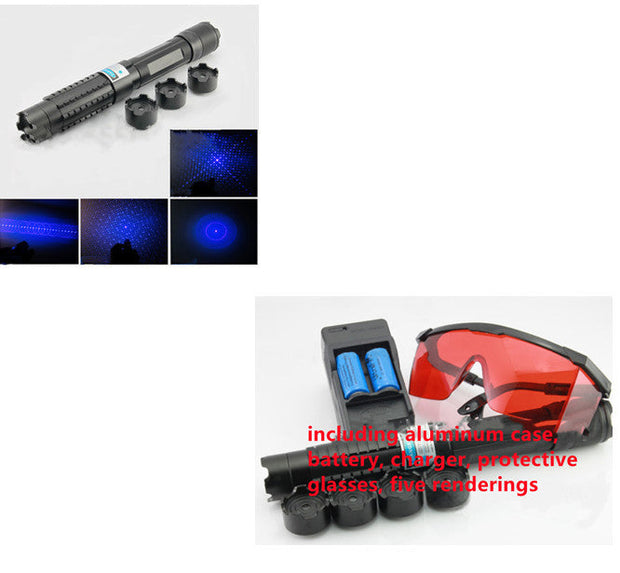 450nm Pure Blue Laser Flashlight